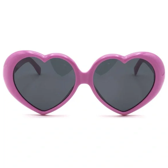 Moschino Pink Heart Sunglasses - Picture 2 of 3